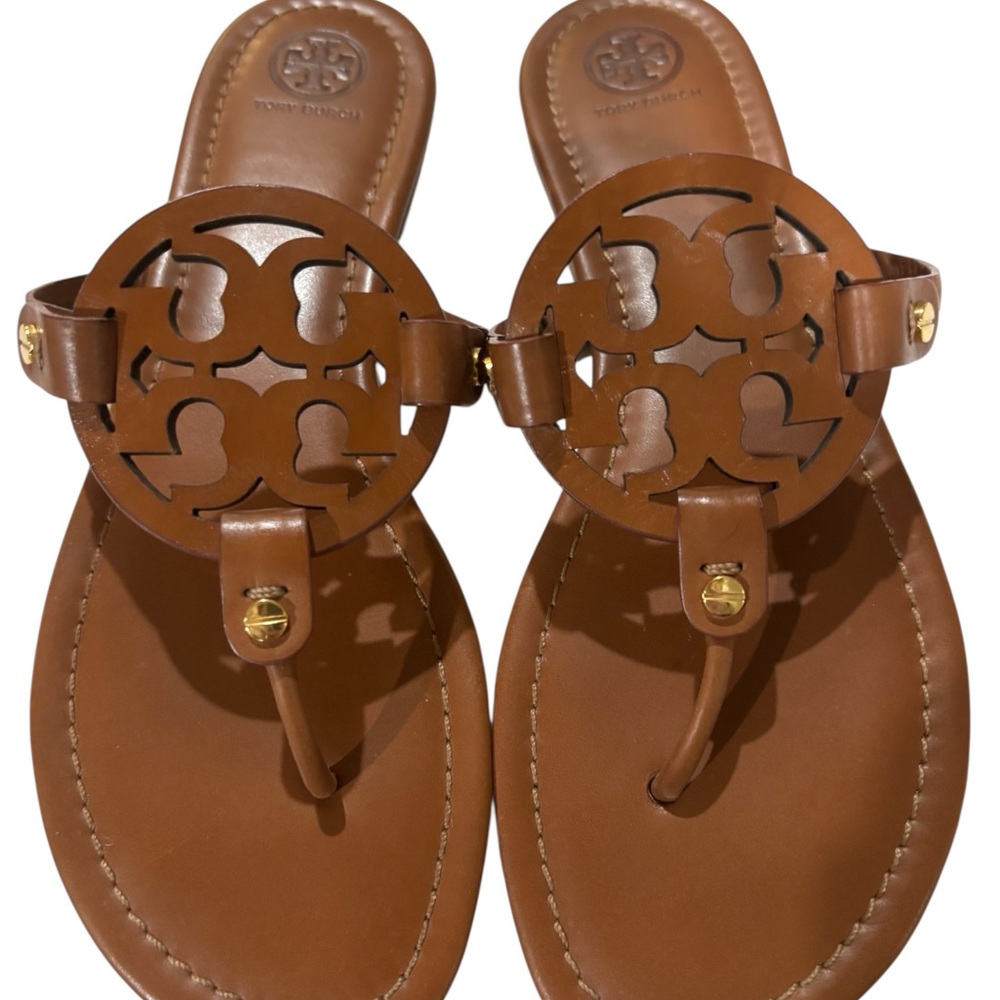Tory Burch Brown Miller Sandals